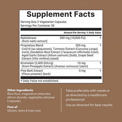 Henoura Nattokinase — 10,000 FU Extra Strength