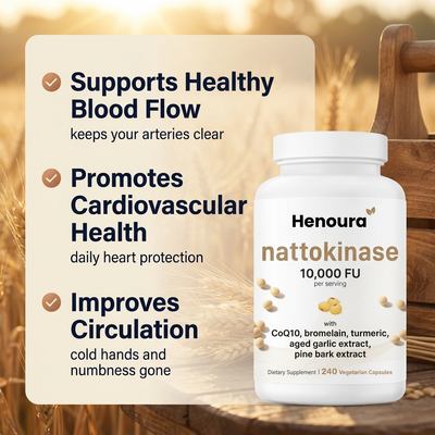 Henoura Nattokinase — 10,000 FU Extra Strength