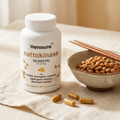 Henoura Nattokinase — 10,000 FU Extra Strength
